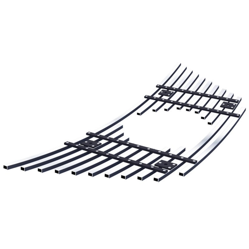Fits 2017-2020 Nissan Rogue Main Upper Stainless Steel Billet Grille - Image 2