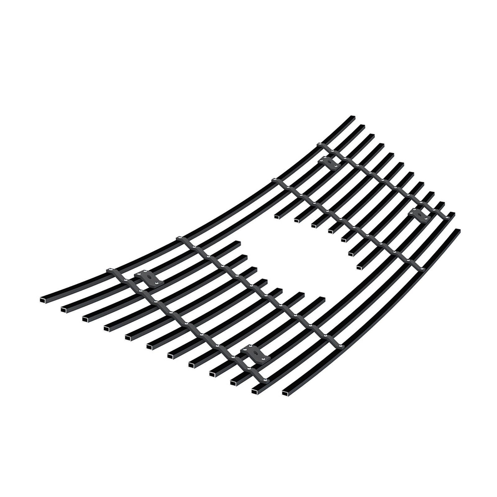 Fits 2013-2016 Nissan Pathfinder Main Upper Black Stainless Steel Billet Grille - Image 2