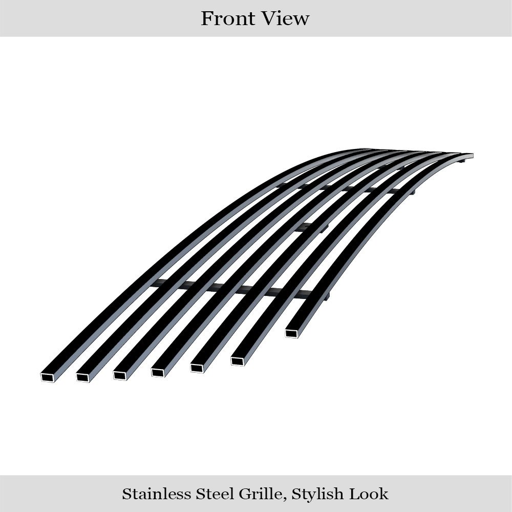 Fits 2008-2012 Nissan Pathfinder Lower Bumper Black Stainless Steel Billet Grille