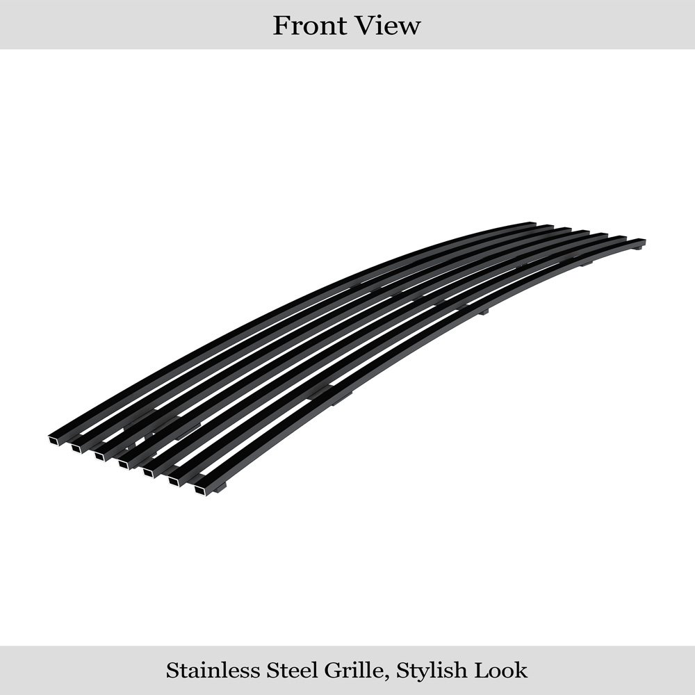 Fits 2009-2014 Nissan Cube Not For Krom edition Main Upper Black Stainless Steel Billet Grille