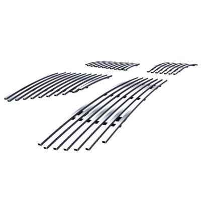 Fits 2008-2009 Pontiac G8 Not For GXP Model Main Upper + Lower Bumper Stainless Steel Billet Grille