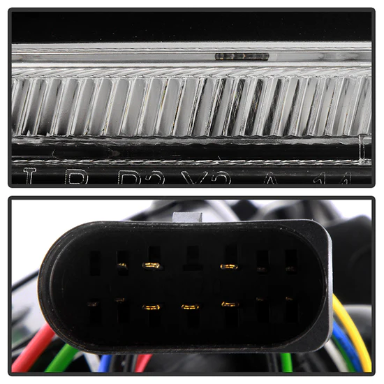 Fits ( Spyder Signature ) Audi A4 09-12 Projector Headlights - Xenon/HID Model Only ( Not Compatible With Halogen Model ) - DRL LED - Black - Image 7