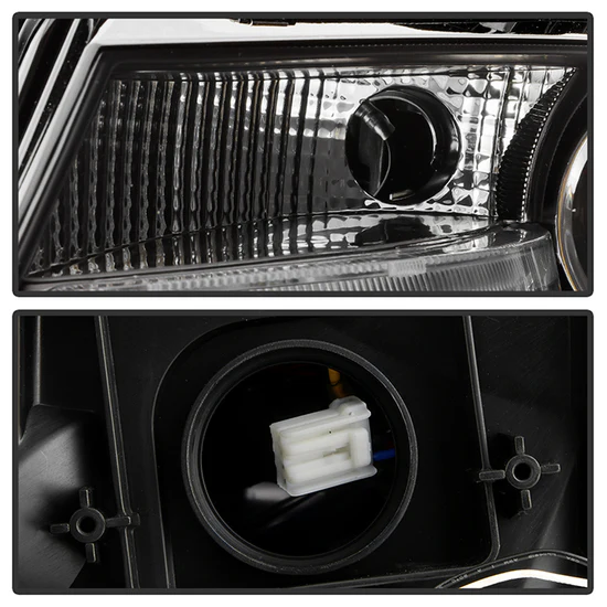 Fits ( Spyder Signature ) Audi A4 09-12 Projector Headlights - Xenon/HID Model Only ( Not Compatible With Halogen Model ) - DRL LED - Black - Image 6