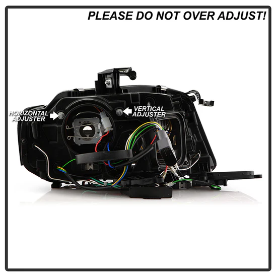 Fits ( Spyder Signature ) Audi A4 09-12 Projector Headlights - Xenon/HID Model Only ( Not Compatible With Halogen Model ) - DRL LED - Black - Image 4
