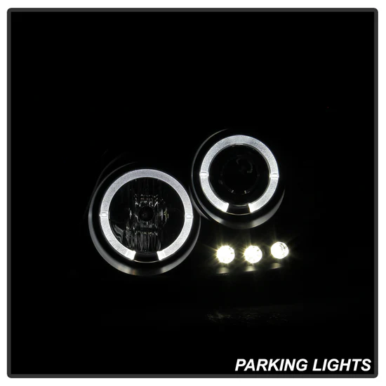 Fits ( Spyder Signature ) Chevy Cobalt 05-10 / Pontiac G5 07-09 / Pontiac Pursuit 05-06 Projector Headlights - LED Halo - LED ( Replaceable LEDs ) - Black Smoke - High H1 (Included) - Low H1 (Included) - Image 2
