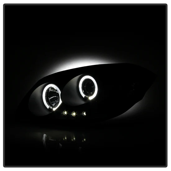 Fits ( Spyder Signature ) Chevy Cobalt 05-10 / Pontiac G5 07-09 / Pontiac Pursuit 05-06 Projector Headlights - LED Halo - LED ( Replaceable LEDs ) - Black Smoke - High H1 (Included) - Low H1 (Included) - Image 4