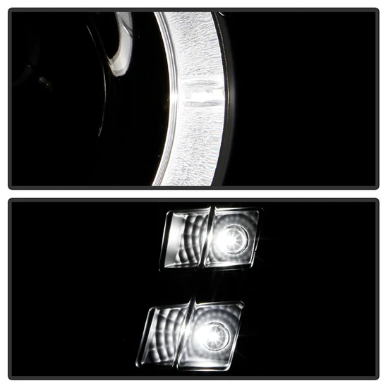 Fits ( Spyder Signature ) Chevy Malibu 04-07 Projector Headlights - LED Halo - LED ( Replaceable LEDs ) - Black - High H1 (Included) - Low H1 (Included) - Image 10