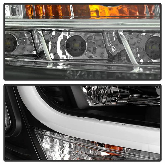 Fits ( Spyder Signature ) Chevy Tahoe / Suburban 2015 -2018 Projector Headlights - DRL LED - Black - Image 6