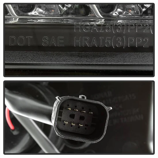 Fits ( Spyder Signature ) Chevy Tahoe / Suburban 2015 -2018 Projector Headlights - DRL LED - Black - Image 5