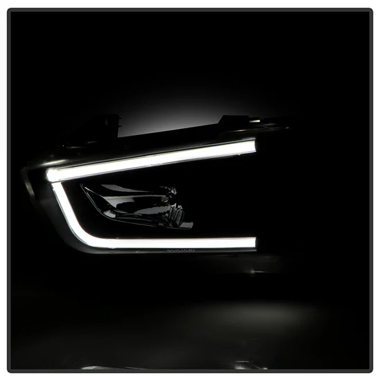 Fits ( Spyder Signature ) Dodge Charger 11-14 Projector Headlights - Halogen Model Only ( Not Compatible With Xenon/HID Model ) - Light Tube DRL - Black - High H1 (Included) - Low H7 (Included) - Image 2