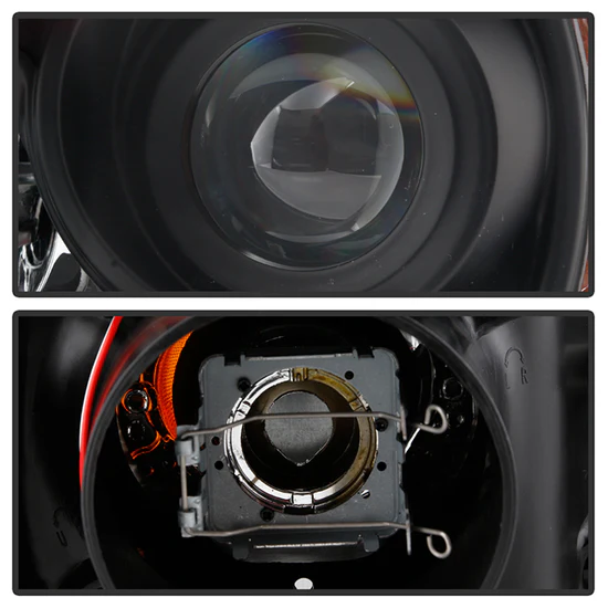 Fits ( Spyder Signature ) Dodge Charger 11-14 Projector Headlights - Xenon/HID Model Only (Not Compatible With Halogen Model ) - Light Tube DRL - Black - High H1 (Included) - Low D3S (Not Included) - Image 8