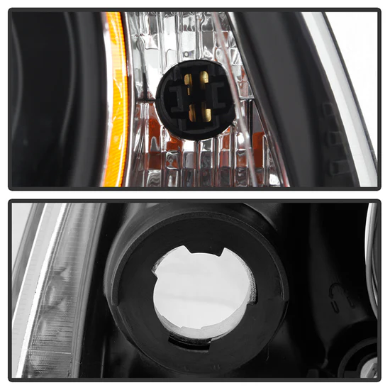 Fits ( Spyder Signature ) Dodge Charger 11-14 Projector Headlights - Xenon/HID Model Only (Not Compatible With Halogen Model ) - Light Tube DRL - Black - High H1 (Included) - Low D3S (Not Included) - Image 7