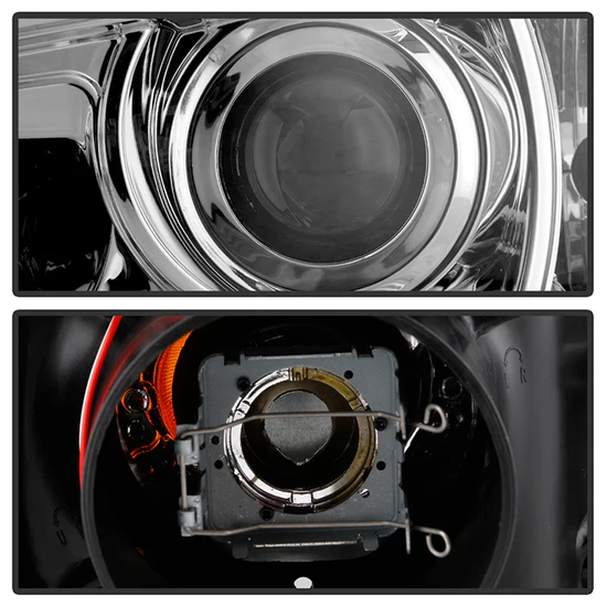 Fits ( Spyder Signature ) Dodge Charger 11-14 Projector Headlights - Xenon/HID Model Only (Not Compatible With Halogen Model ) - Light Tube DRL - Chrome - High H1 (Included) - Low D3S (Not Included) - Image 5