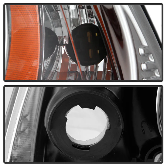 Fits ( Spyder Signature ) Dodge Charger 11-14 Projector Headlights - Xenon/HID Model Only (Not Compatible With Halogen Model ) - Light Tube DRL - Chrome - High H1 (Included) - Low D3S (Not Included) - Image 4