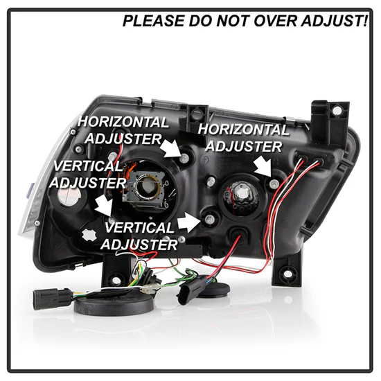 Fits ( Spyder Signature ) Dodge Charger 11-14 Projector Headlights - Xenon/HID Model Only (Not Compatible With Halogen Model ) - Light Tube DRL - Chrome - High H1 (Included) - Low D3S (Not Included) - Image 3