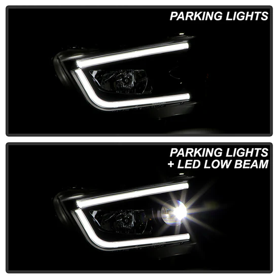 Fits ( Spyder Platinum ) Dodge Charger 2011-2014 Factory Halogen Model Only ( Not Compatible With Factory Xenon/HID Model ) High-Power LED Module ( Low Beam ) Equipped Headlights - LED Light Tube Parking Lights - Image 5