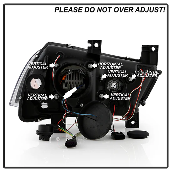 Fits ( Spyder Platinum ) Dodge Charger 2011-2014 Factory Halogen Model Only ( Not Compatible With Factory Xenon/HID Model ) High-Power LED Module ( Low Beam ) Equipped Headlights - LED Light Tube Parking Lights - Image 2