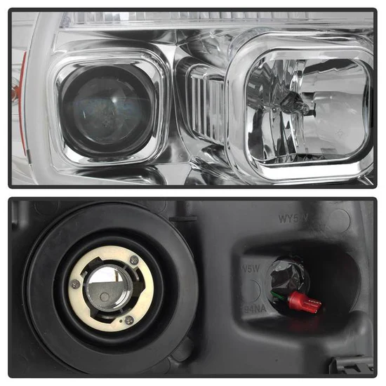 Fits ( Spyder Signature ) Ford F150 04-08 Light Bar Projector Headlights - Chrome - Image 5