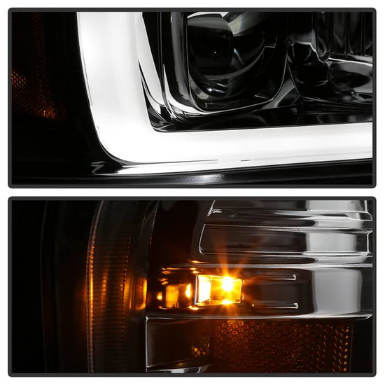 Fits ( Spyder Signature ) Ford F150 04-08 Light Bar Projector Headlights - Chrome - Image 3