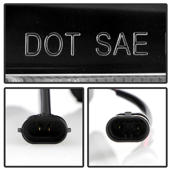 Fits ( Spyder Signature ) Honda Civic 2016-2020 2DR/4DR/Hatchback ( Not Compatible With Factory LED Headlight Equipped Vehicles ) Projector Headlights - Sequential Crystal Light Bar Turn Signal Light - DRL Light Bar Parking Light - Greeting Light - Black - Image 5