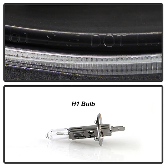 Fits ( Spyder Platinum ) Toyota Tacoma 2005-2011 Version 2 High-Power LED Module ( Low Beam ) Equipped Headlights - White Light Bar Parking Light - Low Beam: LED (Included) - High Beam: H1 (Included) - Turn Signal: 3157 (Not Included) - Black - Image 5