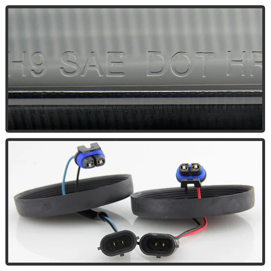 Fits ( Spyder Signature ) Toyota Tacoma 2016-2022 (fits models with OE halogen with LED DRL) Projector Headlights - Sequential LED Turn Signal - Low Beam-H11(Not Included) ; High Beam-H9(Not Included) ; Signal-LED(Included) - Black Smoke - Image 5