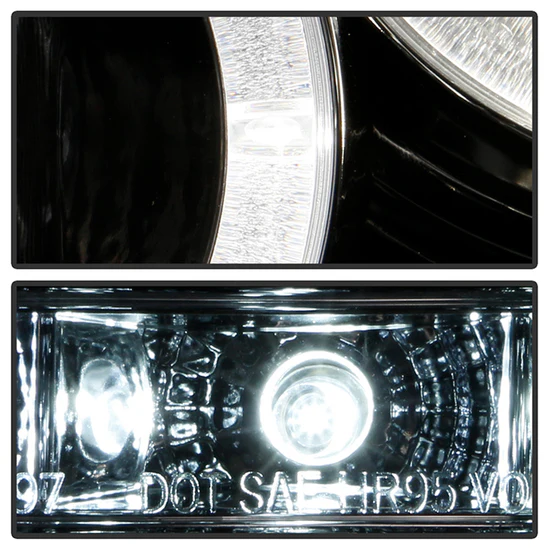 Fits ( Spyder Signature ) Toyota Tacoma 97-00 Projector Headlights - LED Halo - LED ( Replaceable LEDs ) - Chrome - High H1 (Included) - Low H1 (Included) - Image 8