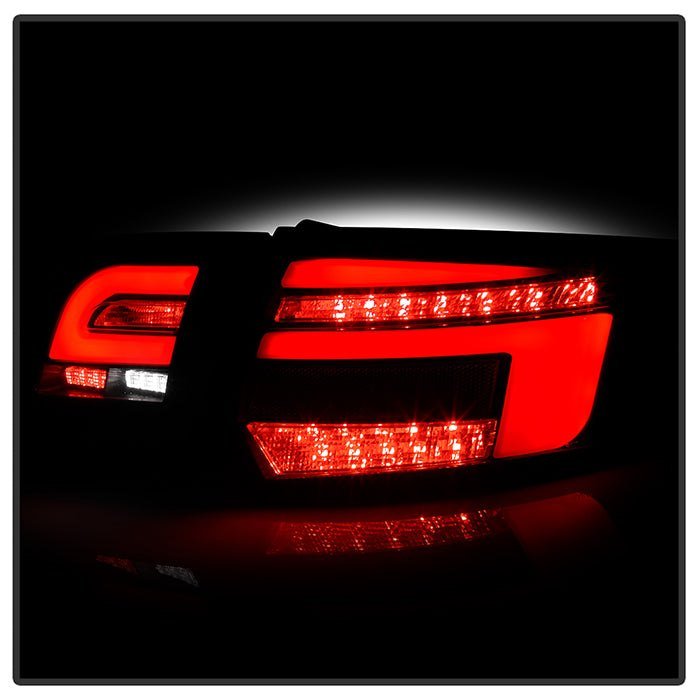 Fits ( Spyder ) Audi A3 2003 - 2008 Full LED Tail Lights - Brake: LED (Included) - Parking: LED (Included) - Turn Signal: LED (Included) - Reverse: LED (Included) - Black - Image 5