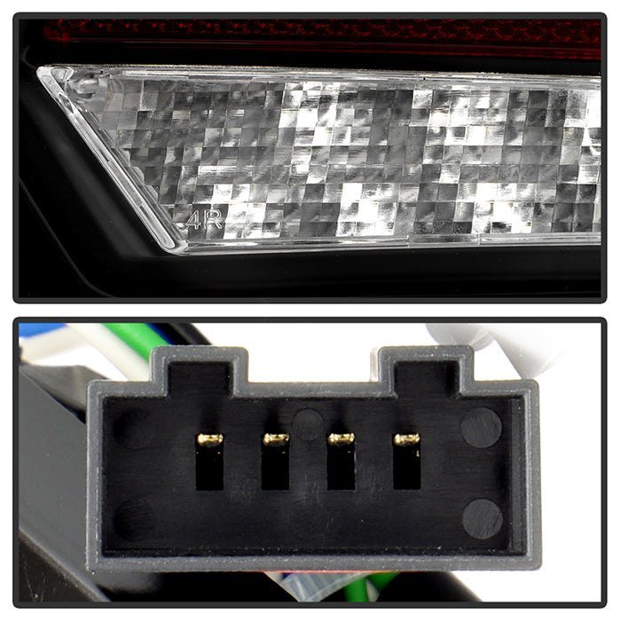 Fits ( Spyder ) Audi A3 2009 - 2013 Full LED Tail Lights - Brake: LED (Included) - Parking: LED (Included) - Turn Signal: LED (Included) - Reverse: LED (Included) - Black - Image 9