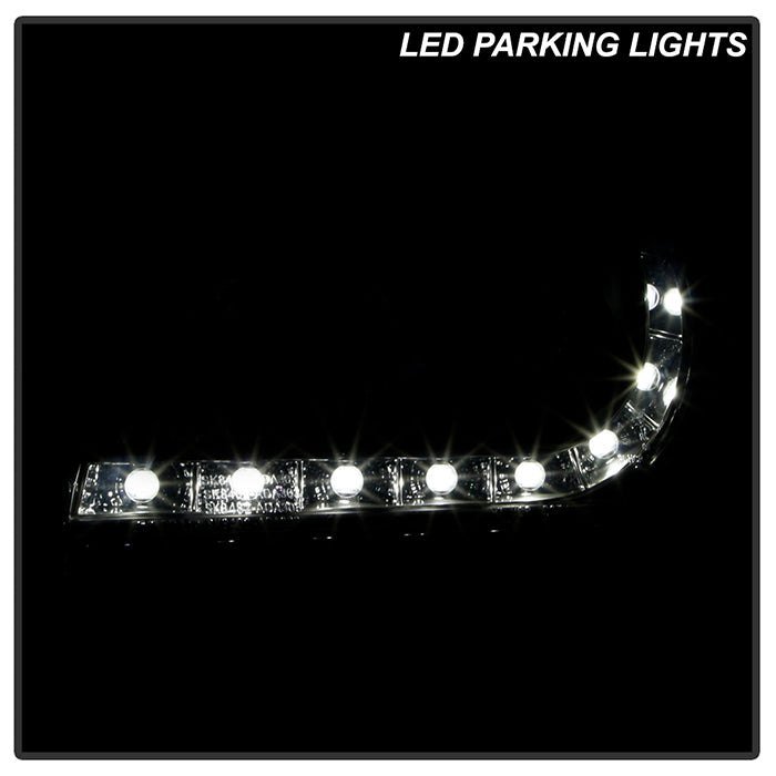 Fits ( Spyder Signature ) Audi A3 06-08 Projector Headlights - Halogen Model Only ( Not Compatible With Xenon/HID Model ) - DRL - Black - High H1 (Included) - Low H7 (Included) - Image 10