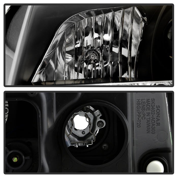 Fits ( Spyder Signature ) Audi A3 06-08 Projector Headlights - Halogen Model Only ( Not Compatible With Xenon/HID Model ) - DRL - Black - High H1 (Included) - Low H7 (Included) - Image 7