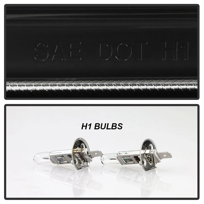Fits ( Spyder Signature ) Ford F250/350/450 Super Duty 08-10 Projector Headlights - LED Halo - LED ( Replaceable LEDs ) - Black Smoke - High H1 (Included) - Low H1 (Included) - Image 3
