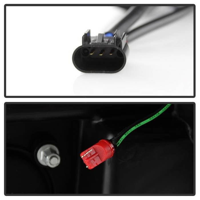 Fits ( Spyer Signature ) Ford F250/350/450 dSuper Duty 08-10 Version 2 Projector Headlights - Light Bar DRL - Black - Image 8