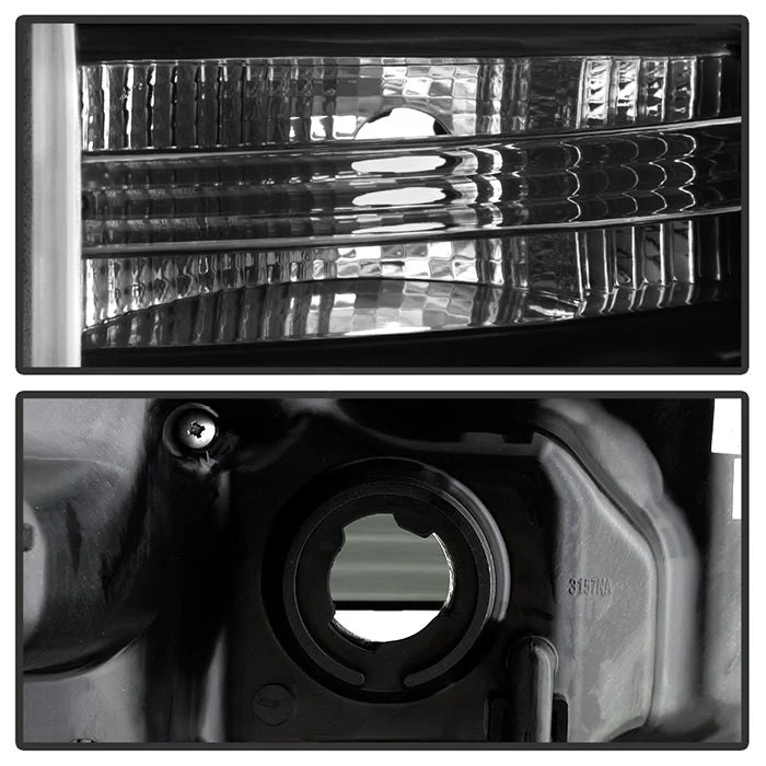 Fits ( Spyder Signature ) Ford F-250/F-350/F450 Super Duty 11-16 Projector Headlights - CCFL Halo - DRL - Black - High H1 (Included) - Low 9006 (included) - Image 5