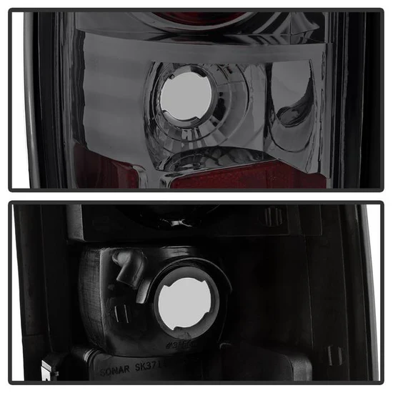 Fits Dodge Ram 1500 94-01 / Ram 2500/3500 94-02 Euro Style Tail Lights - Smoke - Image 2