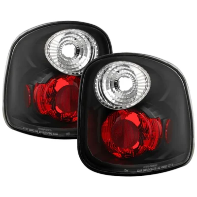 Fits Ford F150 Flareside 97-00 Euro Style Tail Lights - Black