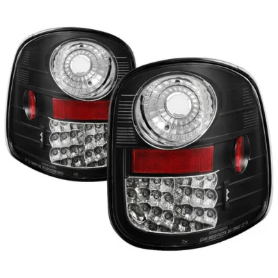 Fits Ford F150 Flareside 97-03 LED Tail Lights - Black