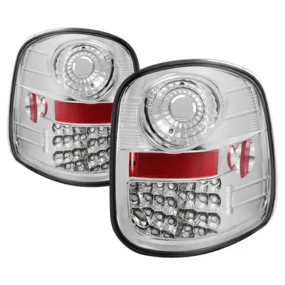 Fits Ford F150 Flareside 97-03 LED Tail Lights - Chrome