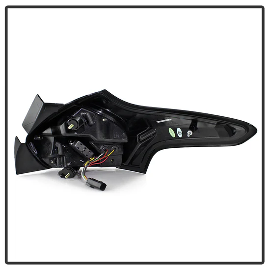 Fits ( Spyder ) Ford Focus 5Dr Hatchback 15-17 Sequential LED Indicator LED Reverse LED Tail Lights - Black - Image 10