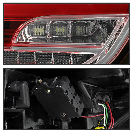 Fits ( Spyder ) Ford Focus 5Dr Hatchback 15-17 Sequential LED Indicator LED Reverse LED Tail Lights - Red Clear - Image 6