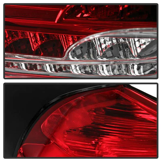 Fits ( Spyder ) Ford Focus 5Dr Hatchback 15-17 Sequential LED Indicator LED Reverse LED Tail Lights - Red Clear - Image 5