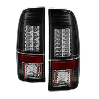 Fits Ford Super Duty F-250/ F-350/ F-450 08-16 Version 2 LED Tail Lights - Black