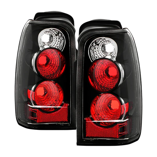 Fits Toyota 4 Runner 96-02 Euro Style Tail Lights - Black
