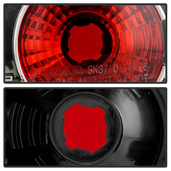 Fits Toyota 4 Runner 96-02 Euro Style Tail Lights - Chrome - Image 3