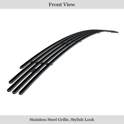 Fits 2019-2024 Ram 1500 Without Sensor (Excl. 19-24 Ram 1500 Classic; Excl. Rebel And TRX) Lower Bumper Black Stainless Steel Billet Grille