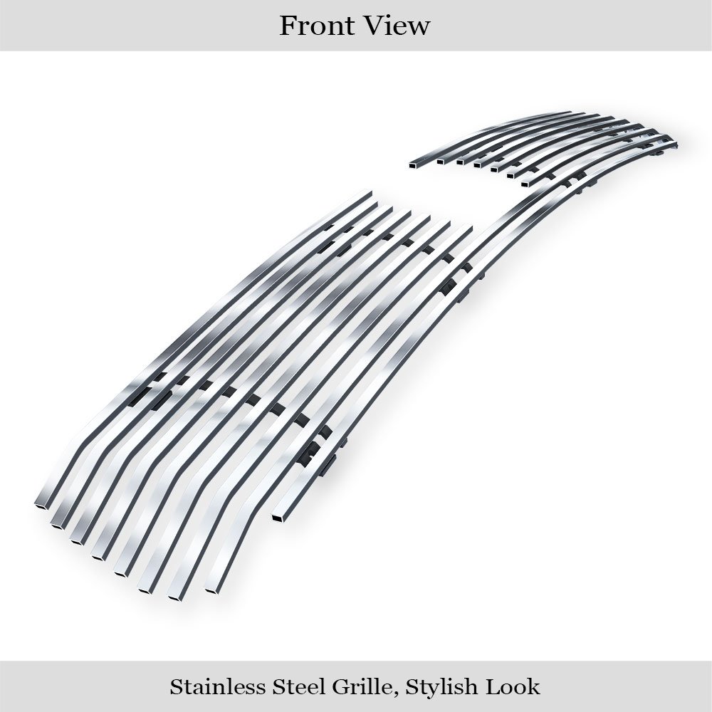 Fits 2018 Dodge Durango Only for RT and SRT With Adaptive Cruise Control/2019-2020 Dodge Durango Only for GT and RT and SRT With Adaptive Cruise Control Lower Bumper Stainless Steel Billet Grille