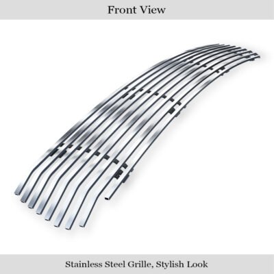 Fits 2018 Dodge Durango Only for RT and SRT Without Adaptive Cruise Control/2019-2020 Dodge Durango Only for GT and RT and SRT Without Adaptive Cruise Control Lower Bumper Stainless Steel Billet Grille