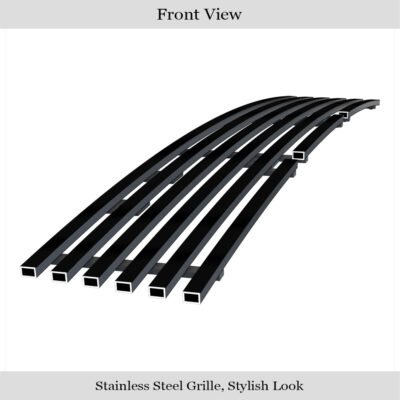 Fits 2019-2023 Ford Ranger Without Adaptive Cruise Control Lower Bumper Black Stainless Steel Billet Grille