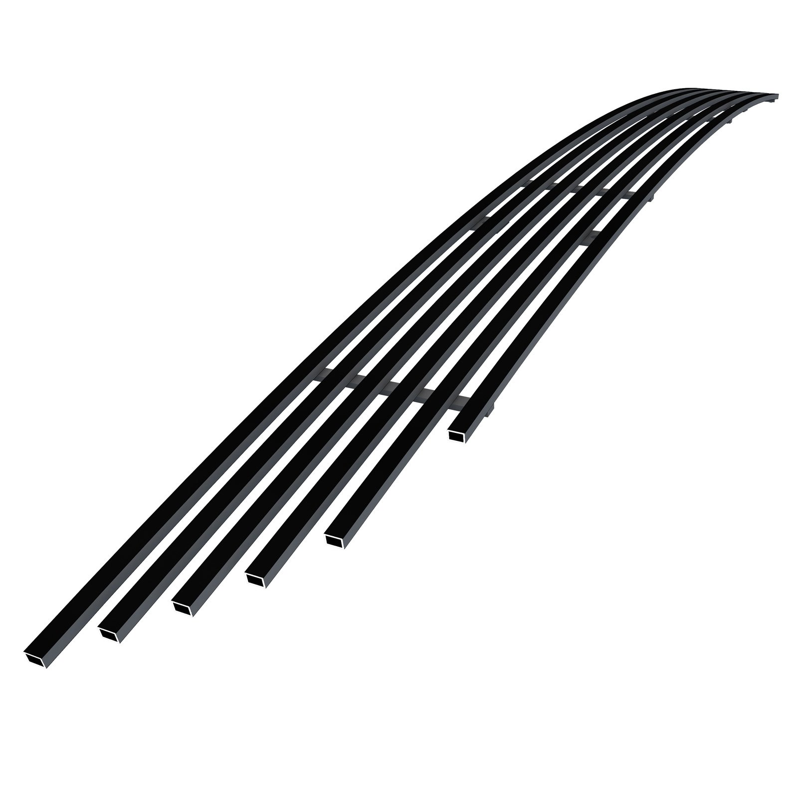 Fits 2018-2024 Ford Expedition Lower Bumper Black Stainless Steel Billet Grille