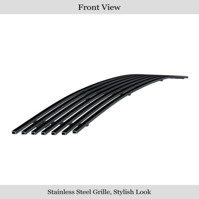 Fits 2007-2014 Ford Expedition Lower Bumper Black Stainless Steel Billet Grille